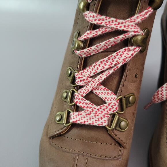 Ash Zenith Wedge Boots Women's EU 39 Brown Leather Lace Up Ankle Shoes - Picture 7 of 12